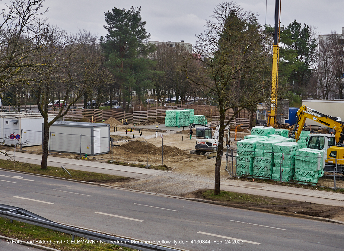 24.02.2023 -  Baustelle Haus für Kinder in Neupelach Quiddestraße 3